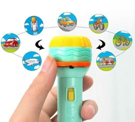 crazybuy 3 Slids 24 Patterns Projector Flashlight Torch Kids Projection Light Toy image 1