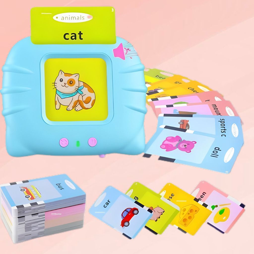Early Education Talking Flash Card Device with Colorful Learning Cards-image-31