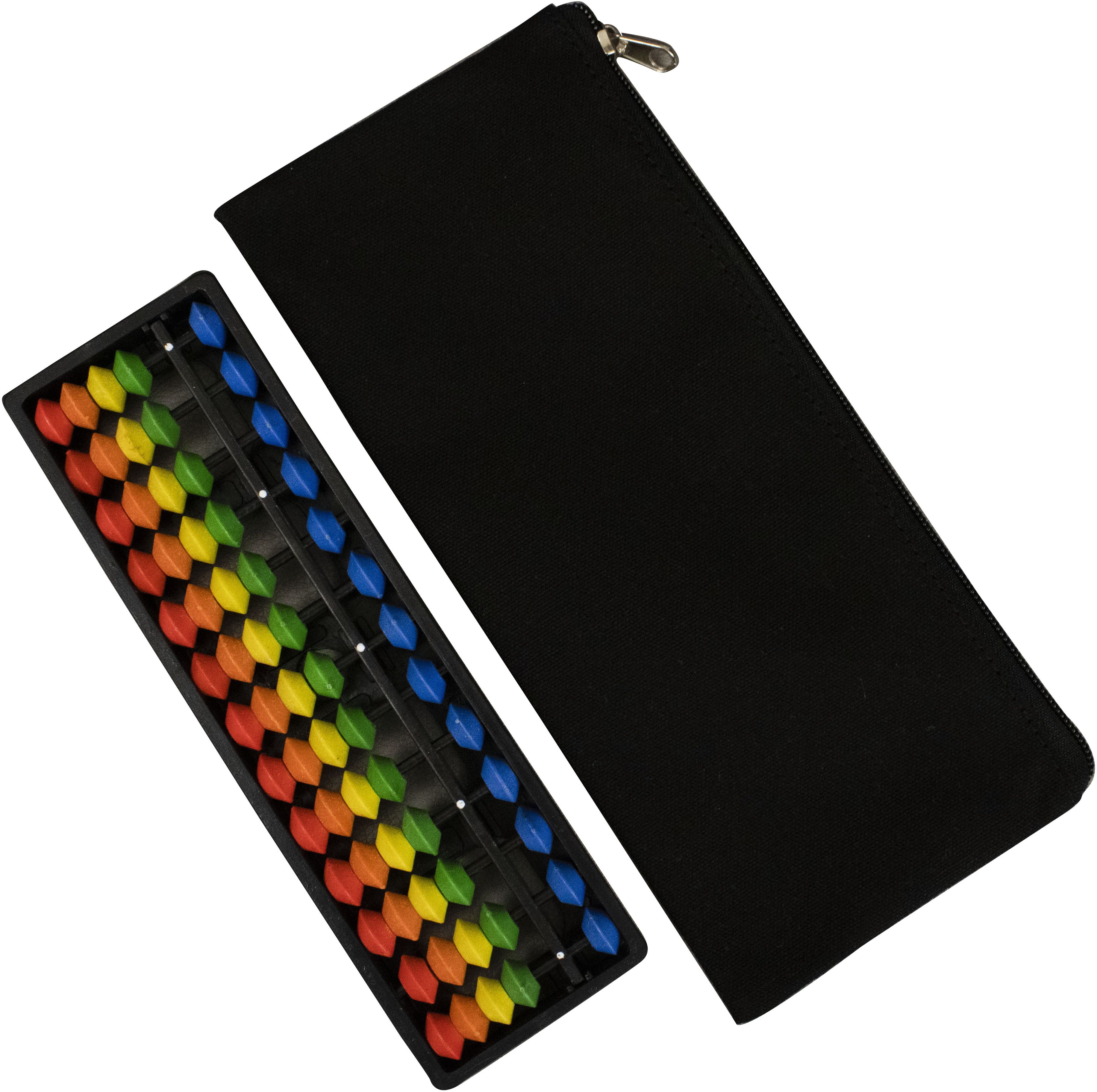 Abacus Math Learning Kit for Kids 13 Rod Colour with Canvas Black Pouch-image-18