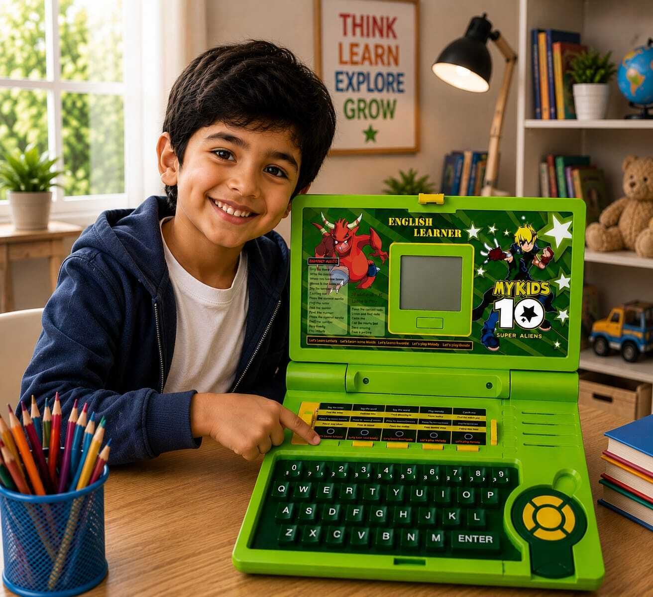 intelligent Educational Computer Laptop(IND*0974) Toy for Kids-picture-16