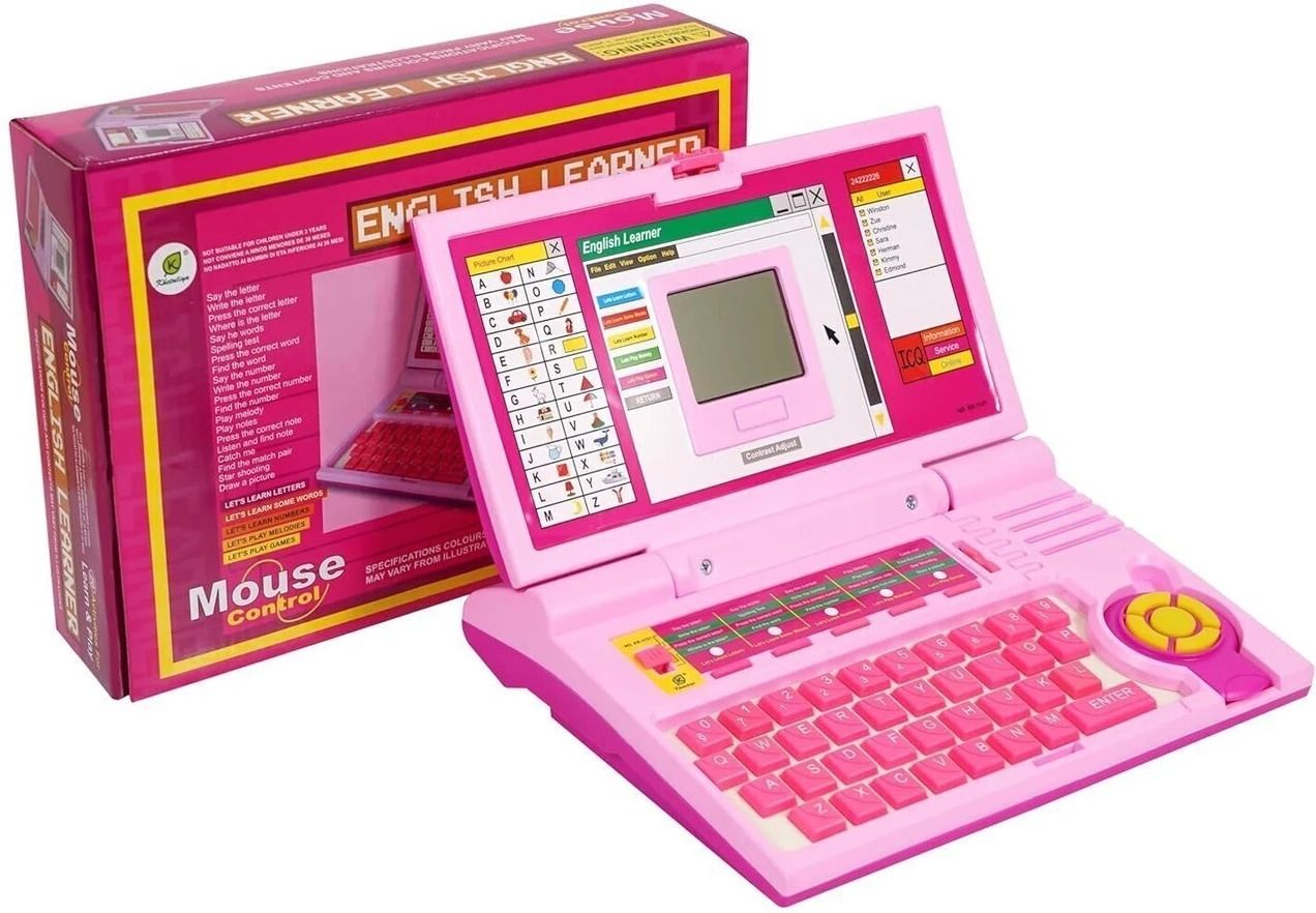 satyamwyn English Learner Educational Laptop Toy with Mouse Control for Kids-picture-22