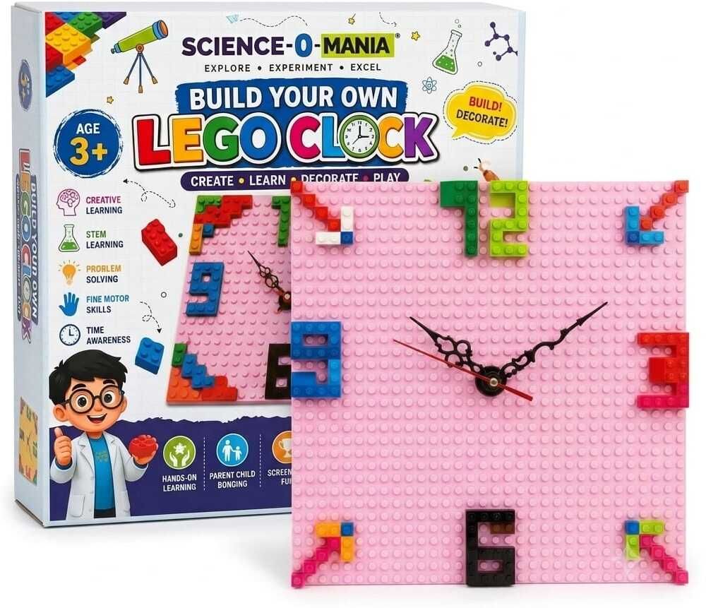 science -o-mania Hands-On STEM Wall Clock Building Kit-picture-27