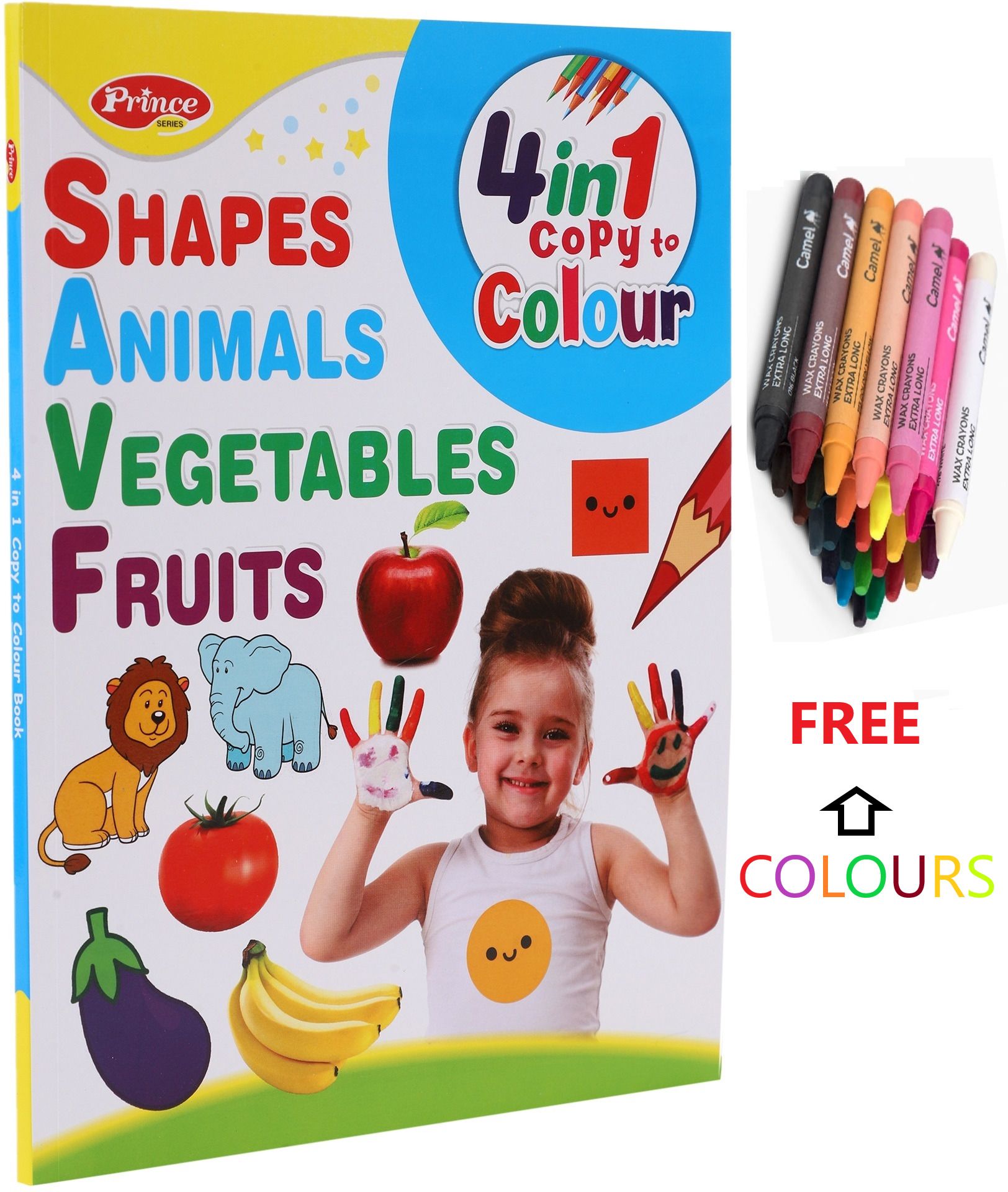 Four In One Colouring Book | Drawing And Colouring Practice Book For Children-image-1