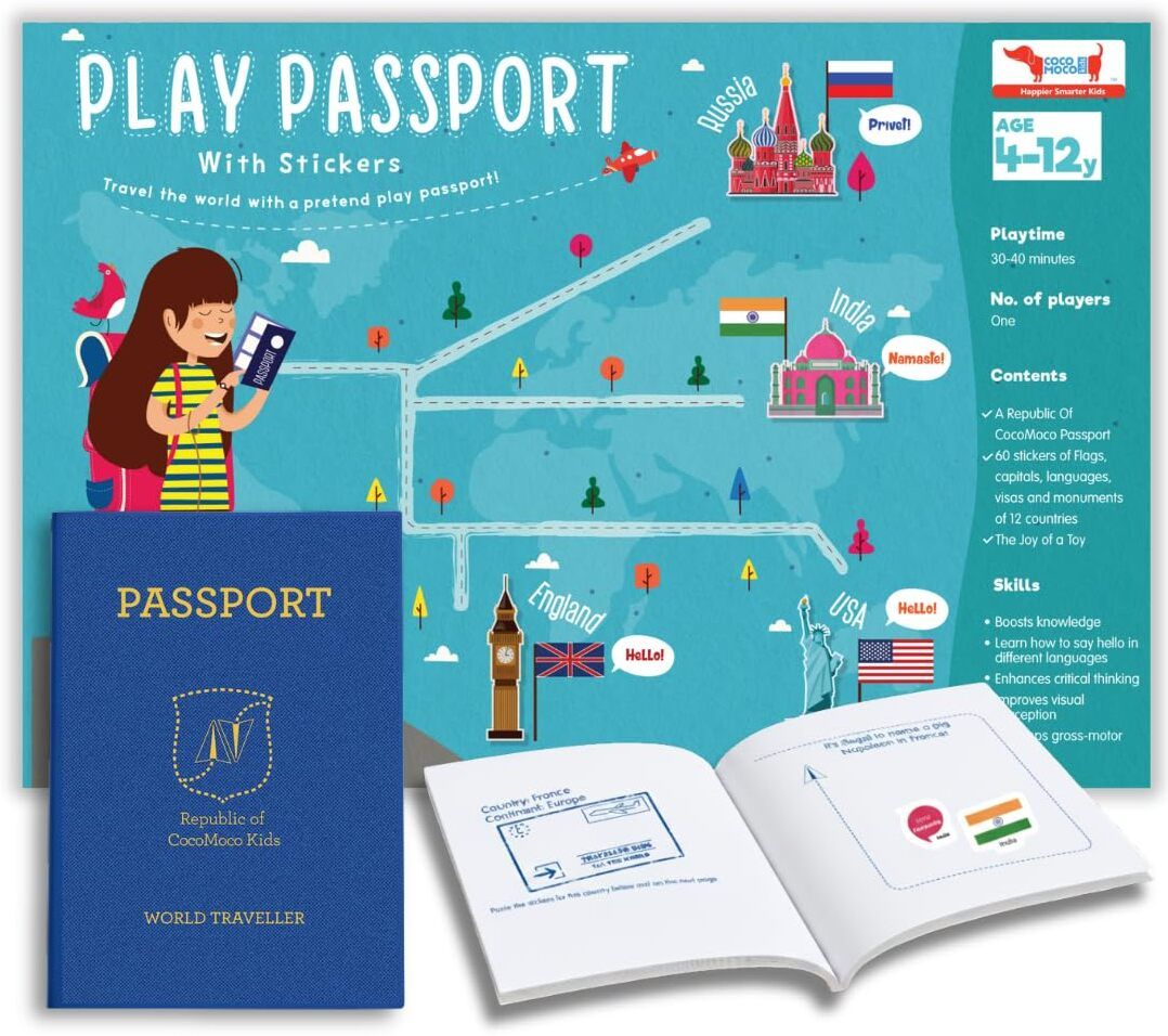 cocomoco kids Play Passport with Stickers Activity Kit-picture-26