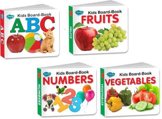 Top Sale Learning Alphabets Fruits Vegetables Numbers Kids Baby Books Set-image-16