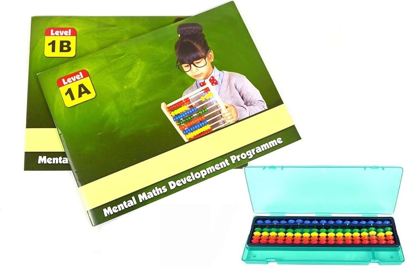 17 Rod Abacus kit with books for kids 2 Work books (Level A & Level B)