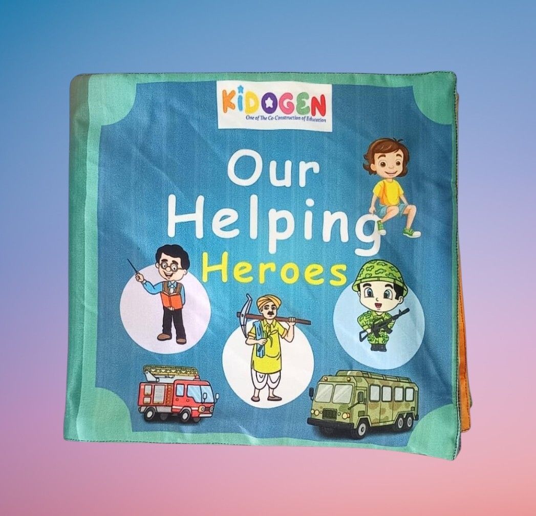 Washable Community Helpers Fabric Book | Early Learning Book Kids-image-40