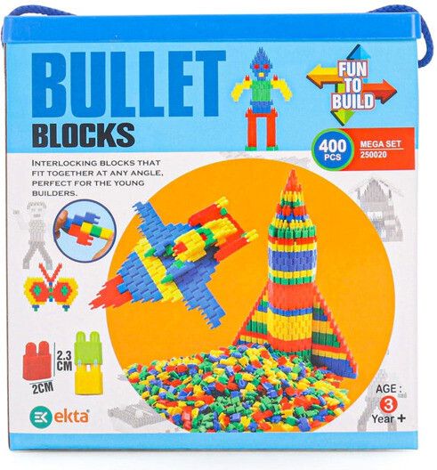 ekta toys Pumpkin Toys Bullet Blocks Building Mega Set-picture-13