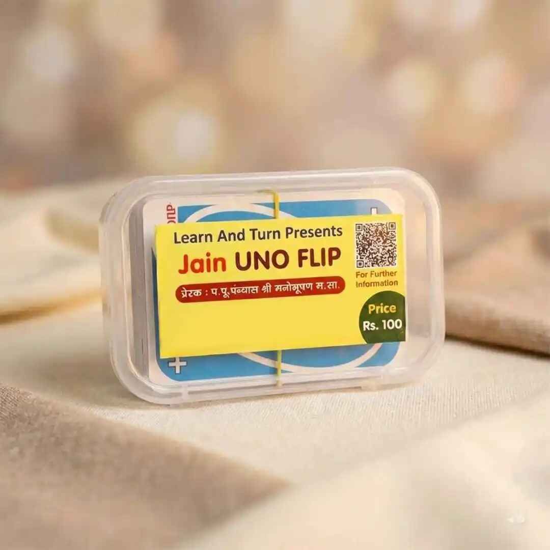 Jain UNO Flip Card Game for Kids Family Fun Educational Travel Game Set-image-6