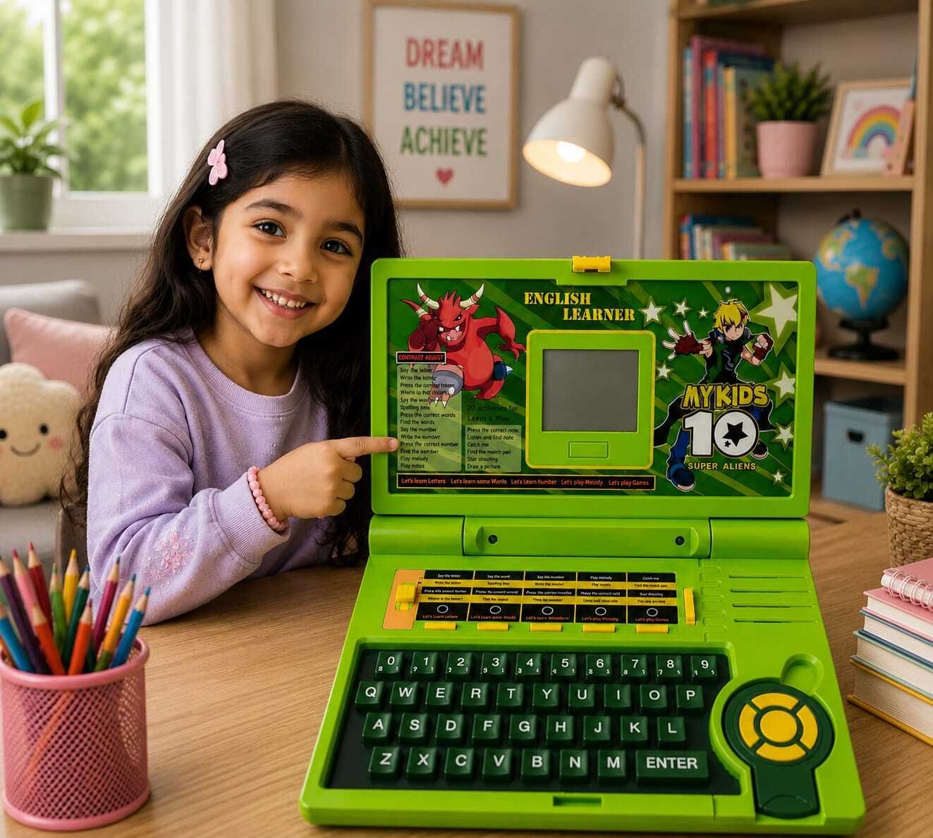 kindertales Educational Laptop Computer(IND*698) Toy for Kids-picture-16