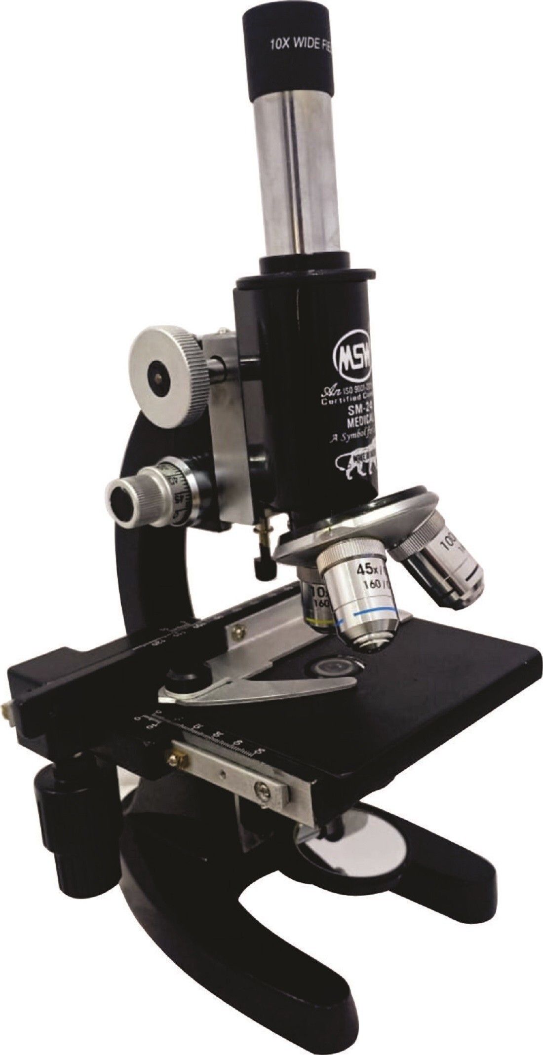 Monocular Compound Microscope (SM-24) Mag: 100x to 450x to 1000x-image-46