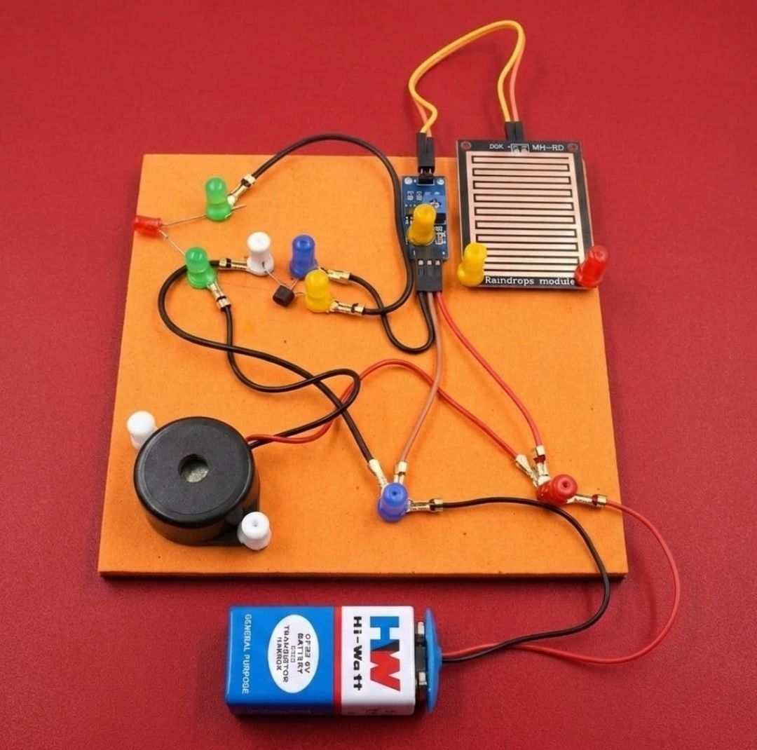 erhindia DIY Rain Sensor STEM Science Learning Project Working Model School Kids-picture-32
