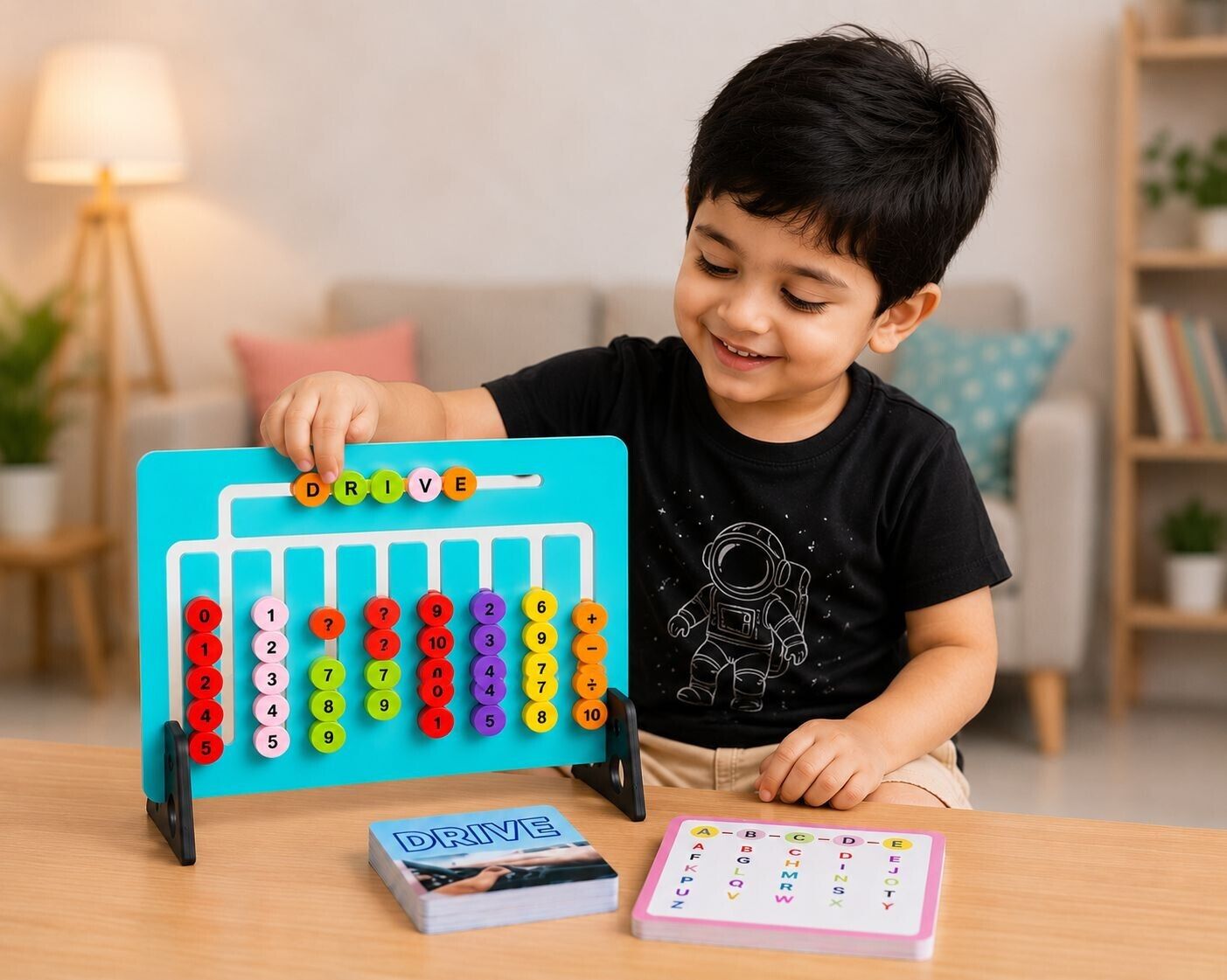 MONTESSORI 1 - 10 & ALPHABET LEARNING BOARD EDUCATIONAL PUZZLE TOY FOR KIDS-image-26