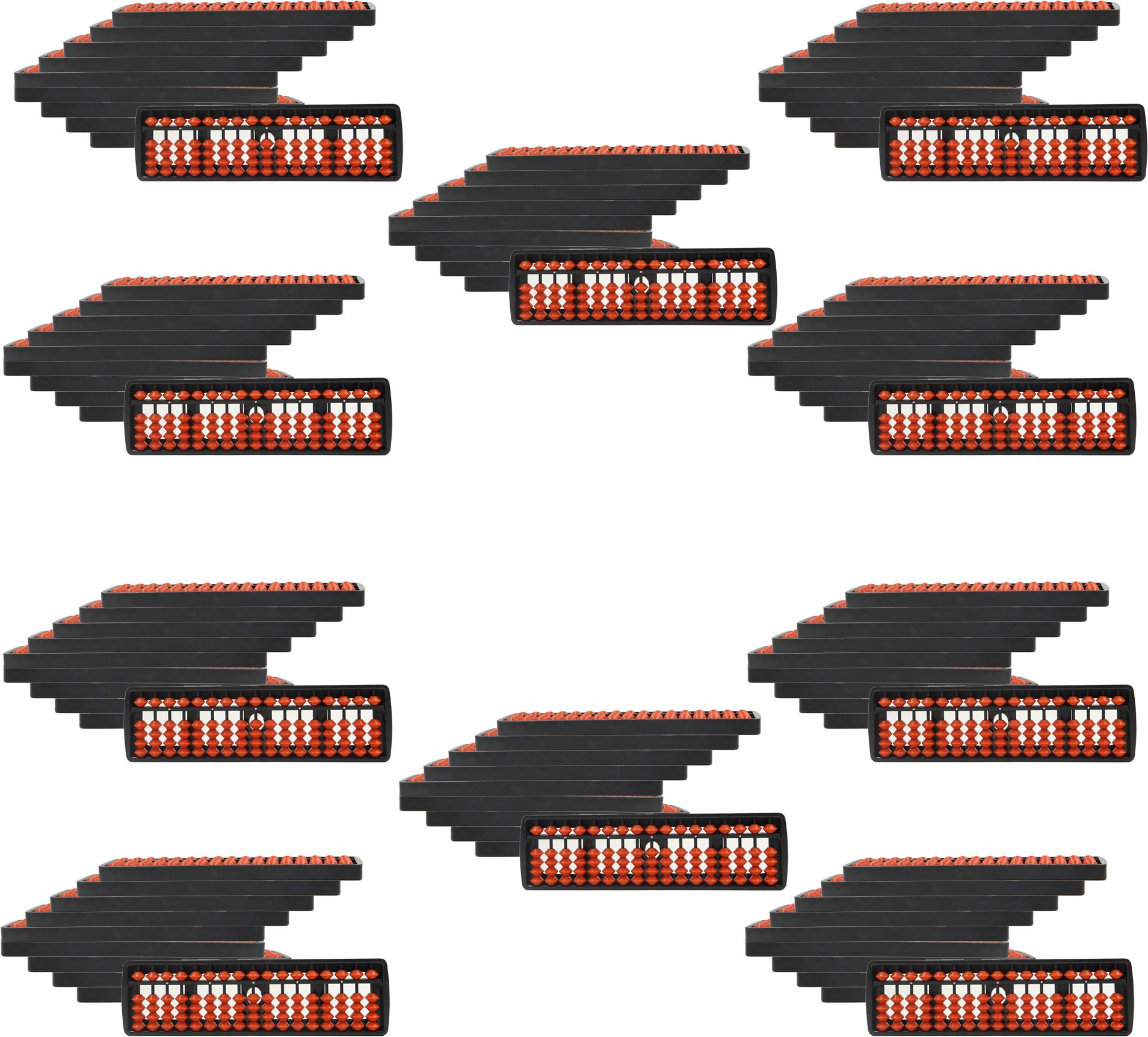 17 Rod Brown Abacus Pack of 100