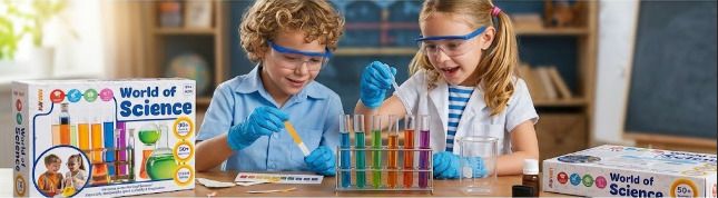 Educational World of Science Experiment Kit for Boys & Girls | Stem Toy |-image-41