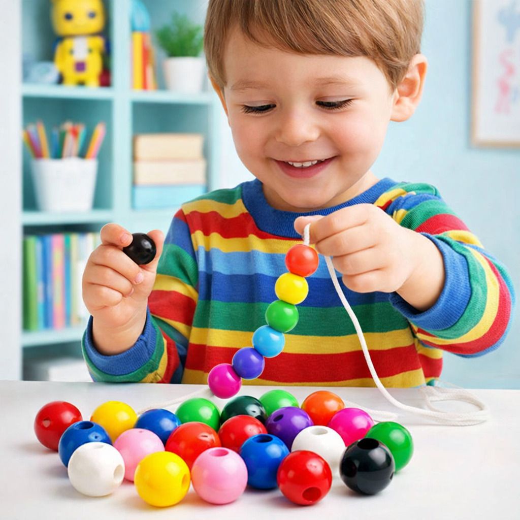 funtoosh Big Size Counting Beads Educational Early Learning Toy For Kids Moti Mala-picture-19