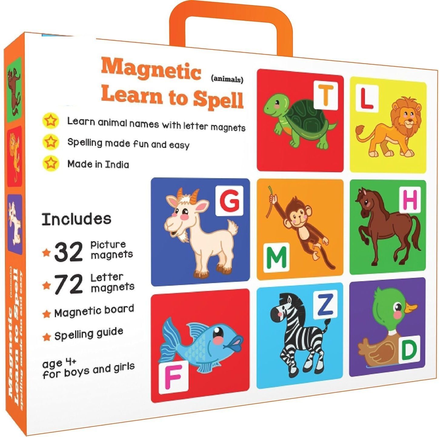 zokato Magnetic Learn To Spell With 32 Picture Magnets & 72 Letter Magnets-picture-12