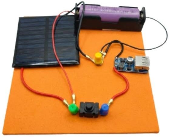 erhindia DIY Solar Mobile Charger Educational Science Working Model for STEM School Kit-picture-43