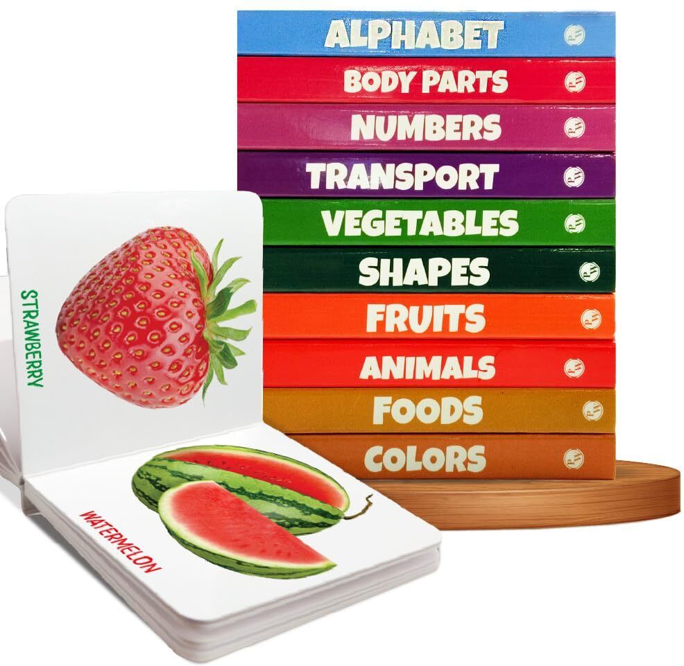 gurukanth My First Knowledge Library: 12 Board Books -Preschool Learning & Development Kit-picture-23
