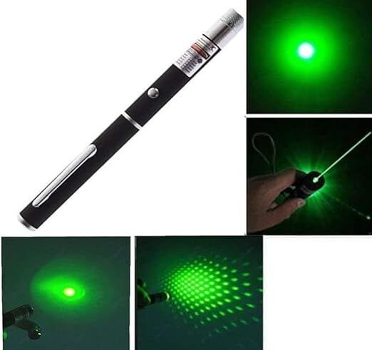 Ultra Powerful Green Laser Light Pen Beam for Presentation with Adjustable Cap