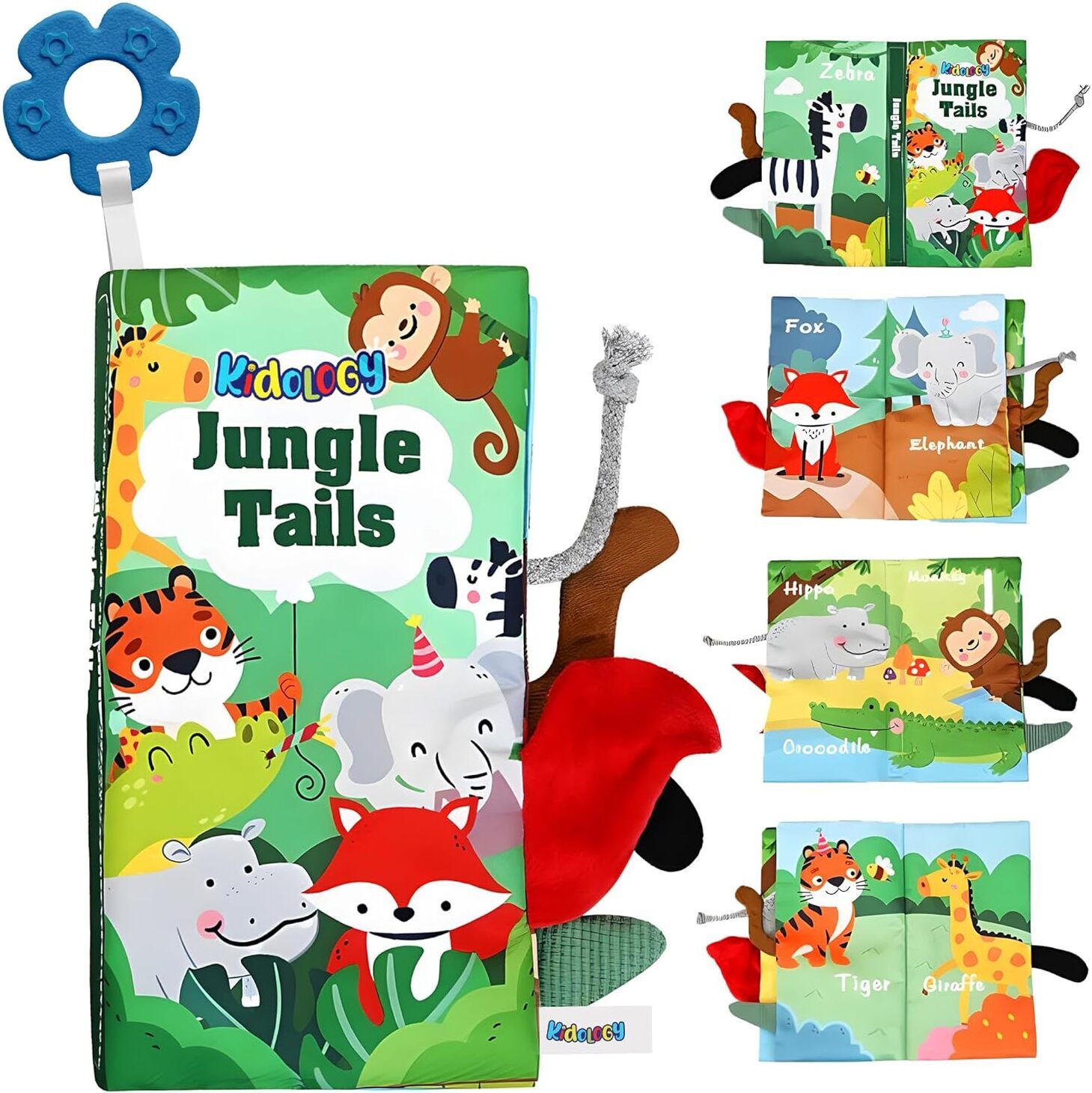 Learning Tails Book, Children's Tail Cloth Book Set-image-13