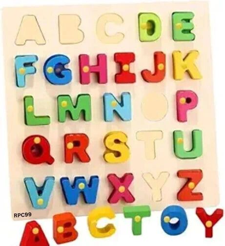 Wooden Alphabet Educational ABCD Alphabet Matching Toy Learning Educational Toys-image-49