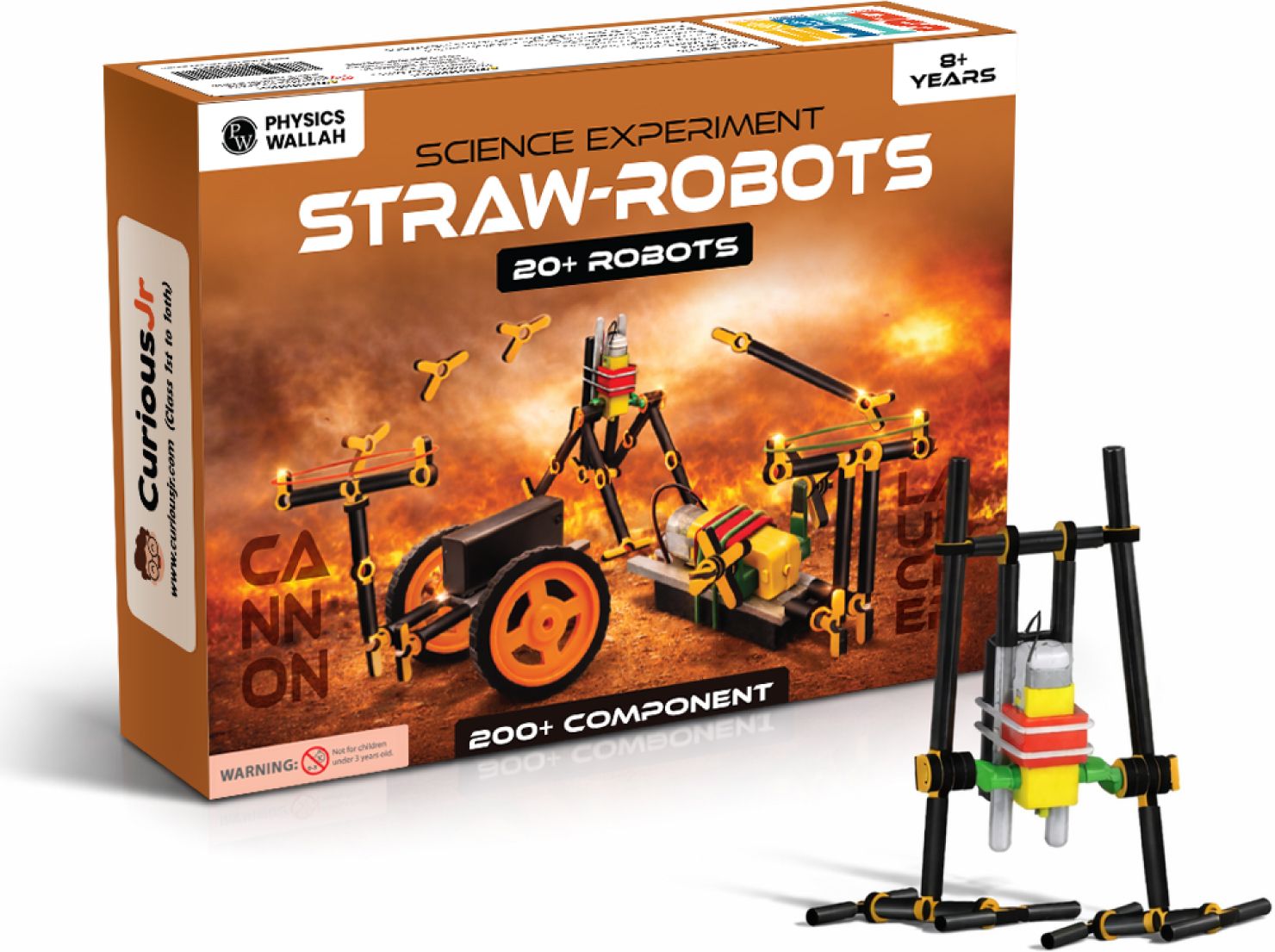 20+ STEM Straw-Robots Kit for Kids Ages 8-14, DIY Robotics Kit, 200+ Components-image-27
