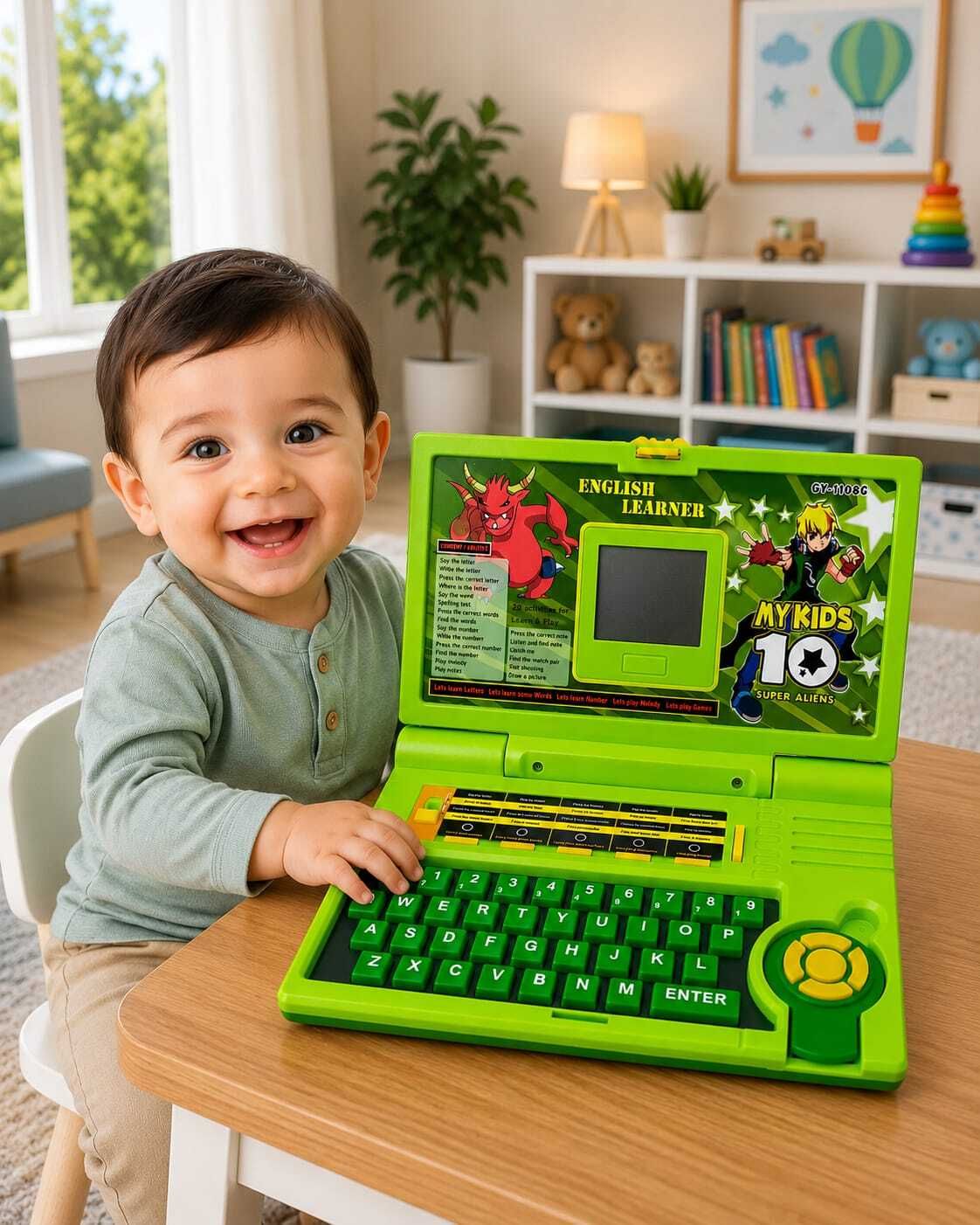 intelligent Educational Computer Laptop(IND*7894) Toy for Kids-picture-13