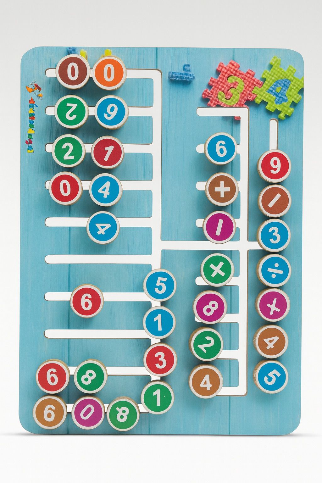 Colorful Wooden Learning Calculator for Kids with Numbers and Math Symbols-image-46