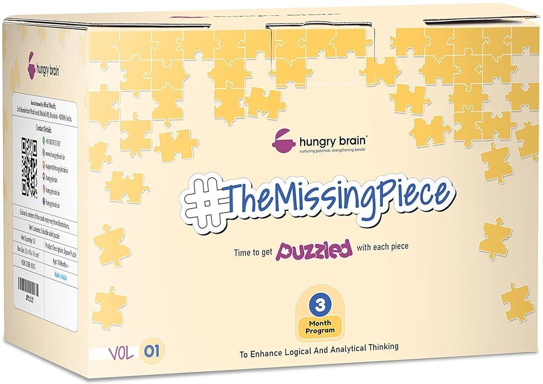 hungry brain The Missing Piece Educational Fun Jigsaw Puzzle for Kids 18 Months+-picture-28