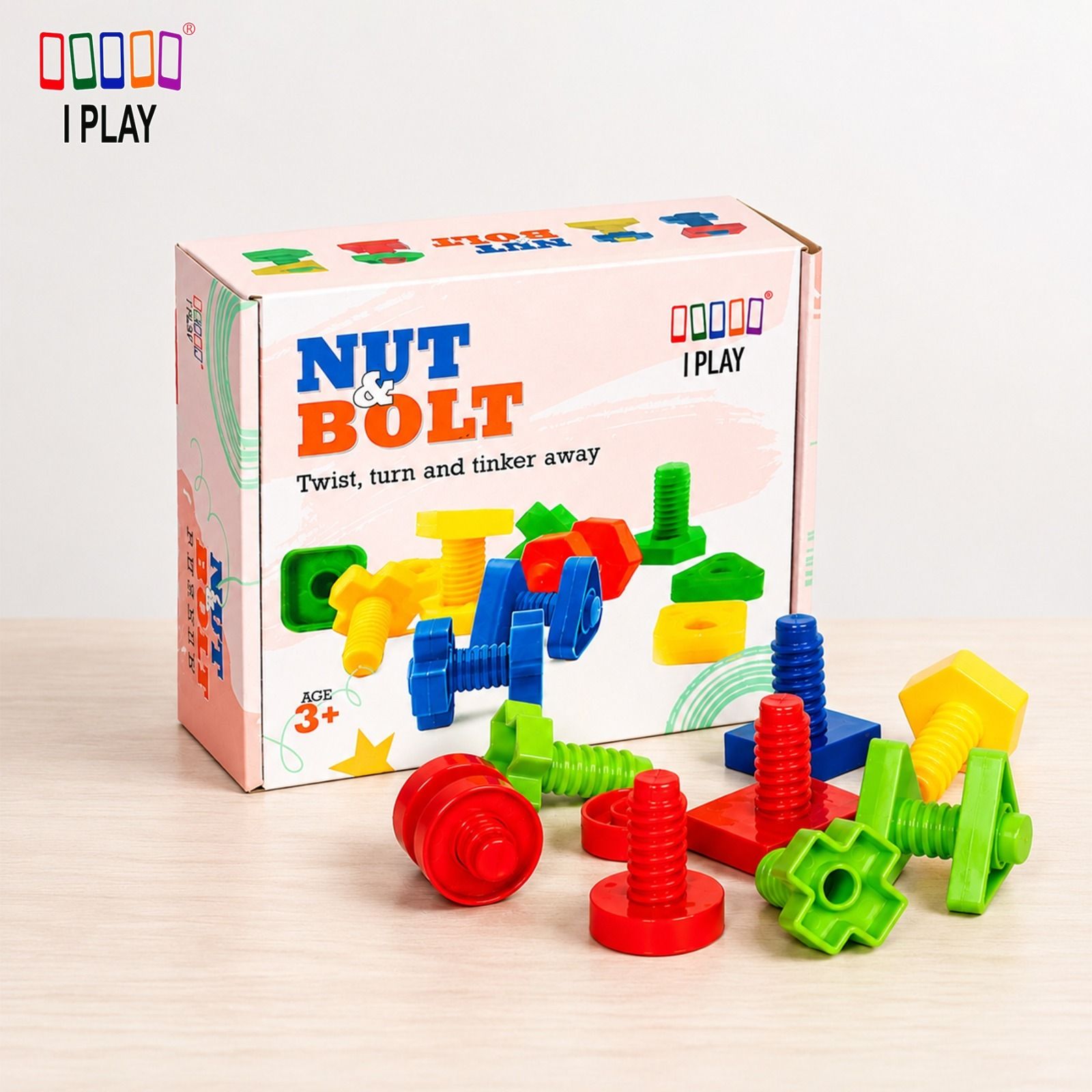 i play Kids Nut & Bolt Educational Building Toy Set for Toddlers-picture-20