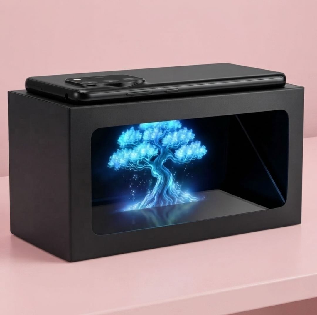 erhindia DIY 3D Smartphone Hologram Physics Optical Illusion Science Project Kit-picture-17