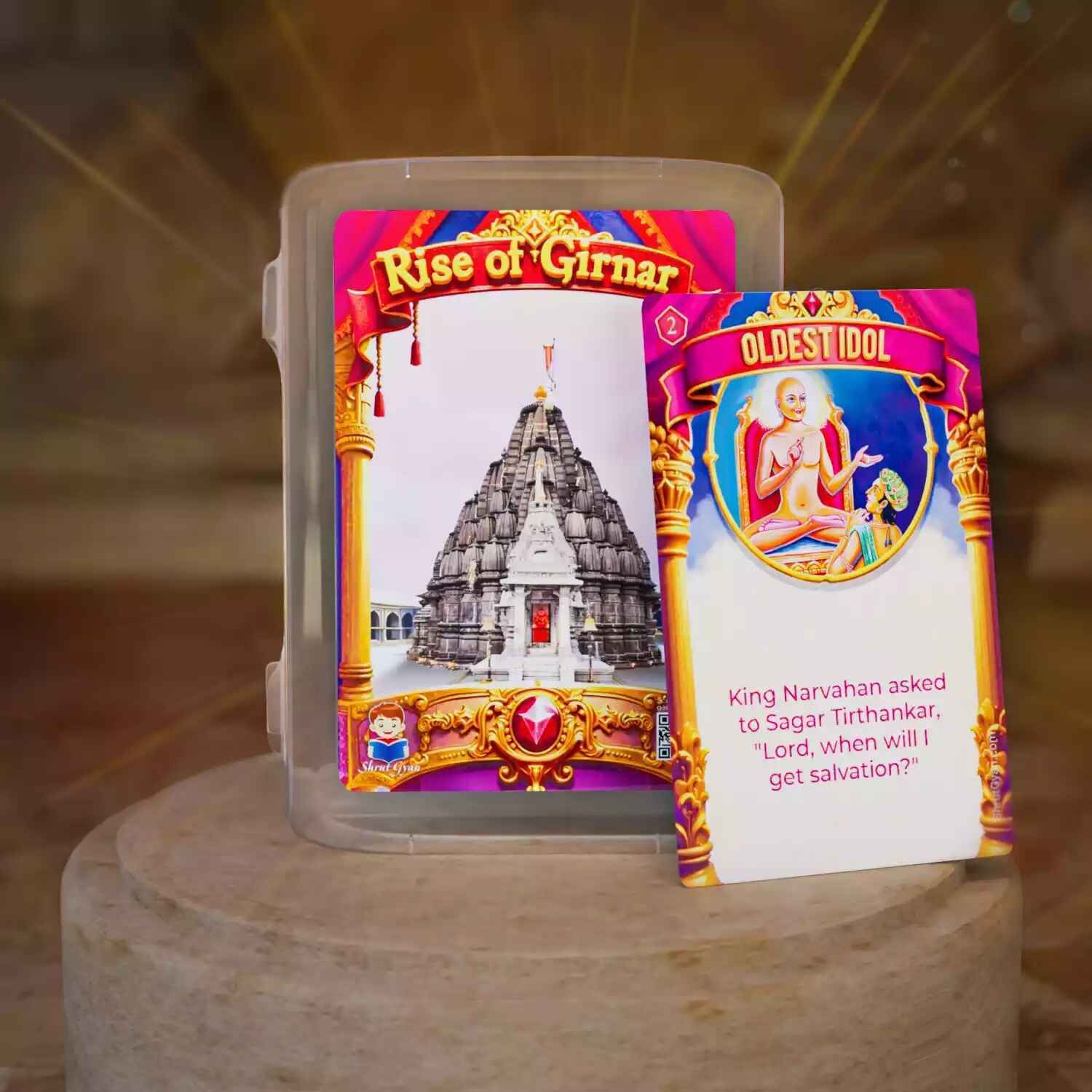 shrut gyan Rise of Girnar Jain Educational Trading Card Game for Kids & Family Learning-picture-26
