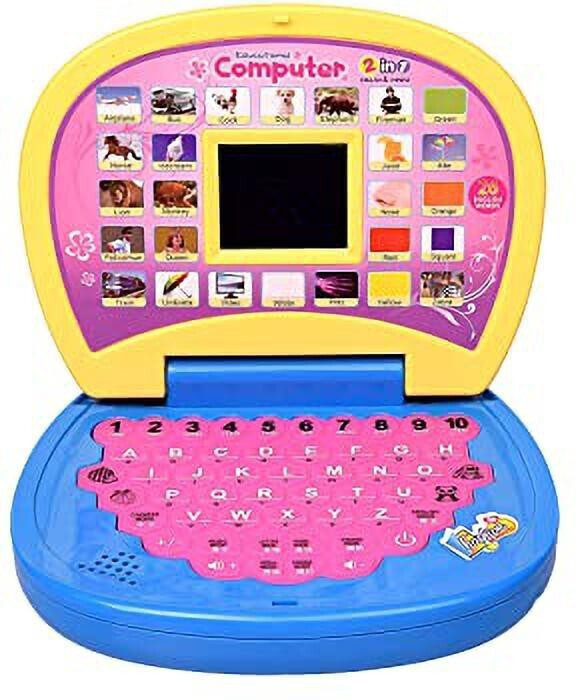 jr club Educational Computer with LED Screen ( Random Color ) image 1