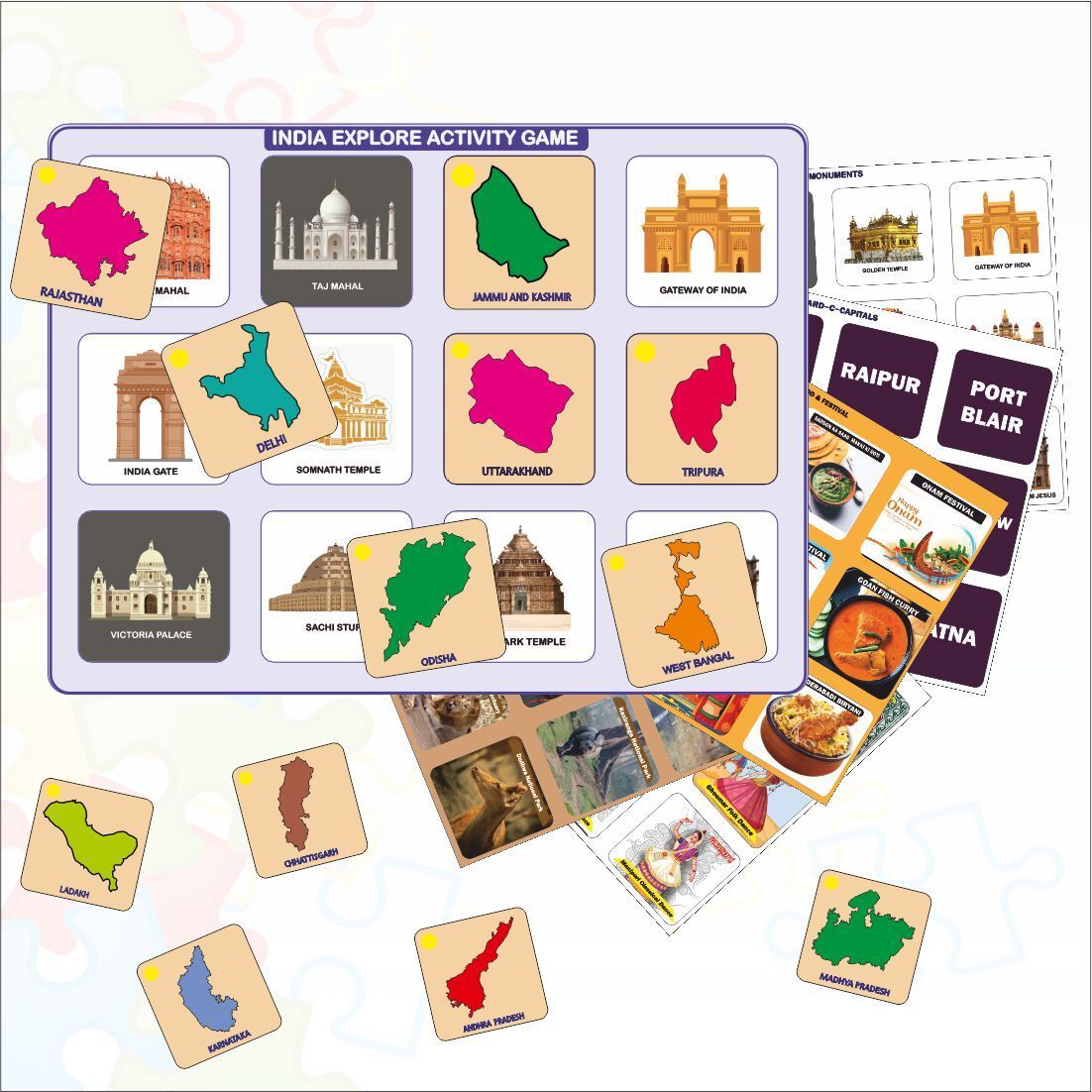 wissen Wooden India Explore Activity Game-picture-2