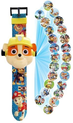 wembley Paw Patrol Digital Projector Watch for Kids Silicone Strap - Rubble-picture-4