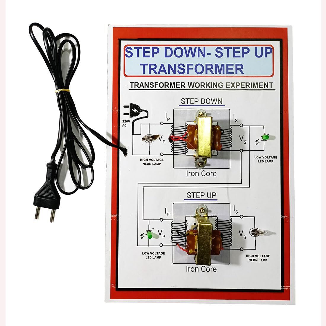 Step Down And Step Up Transformer Combine Model Physics Science Working Project-image-16