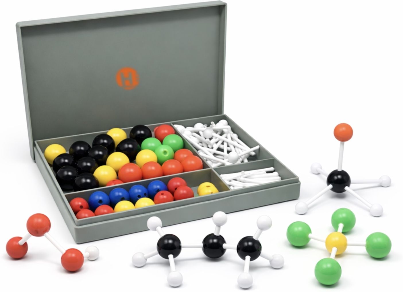Molecular Model Kit Junior 112 Pcs Chemistry Atom Structure Set-image-1