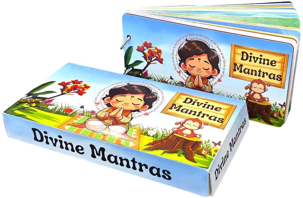 mumma mall Divine Duo: Mantra + Chalisa with Meanings in Gujarati, Hindi & English-picture-40