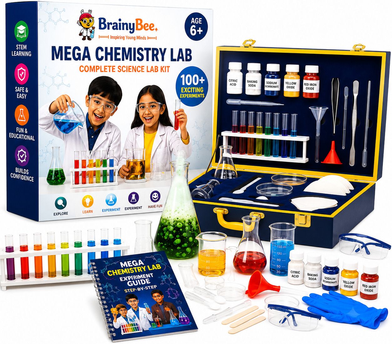 Science Kit for Kids Ages 4-6-8 Years | Birthday Gifts for Boys & Girls-image-20