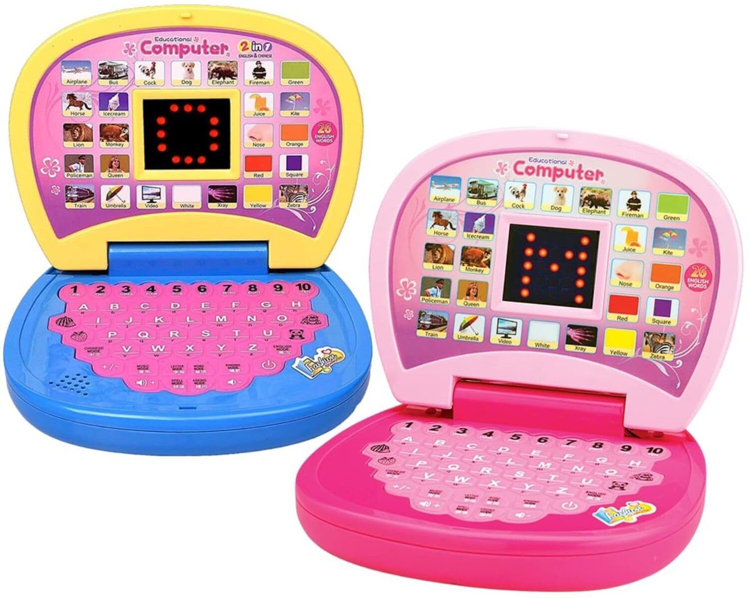 Educational Learning Laptop Toy with LED Display and Musical Effects-image-21