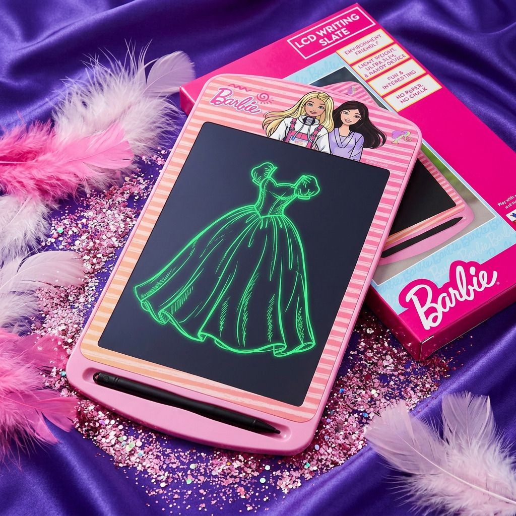 barbie LCD Writing Slate Educational Toy for Kids-picture-29