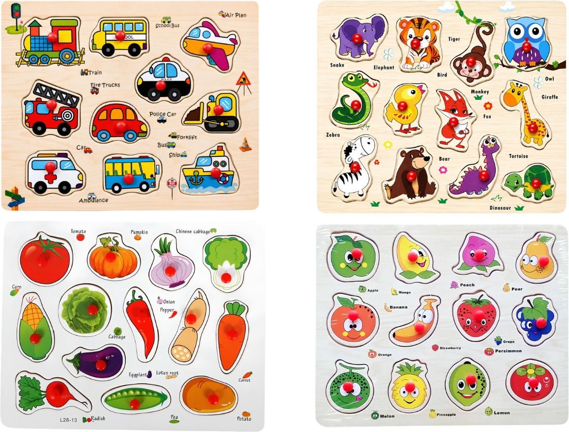 alornor Animals Vehicles Fruits Vegetables Educational Learning Board-A254-picture-12