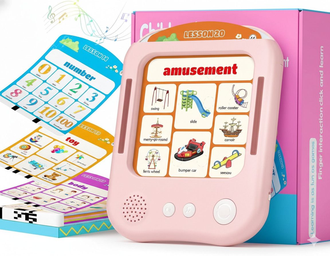 vijvik Victory Toys Pink Flash Cards for Kids-picture-27