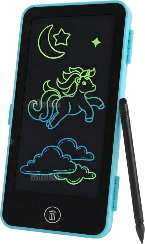 mimico Kids Pencil Box with 6.5 Inch LCD Writing Pad & Erase Button ( Pack of 1)-picture-11