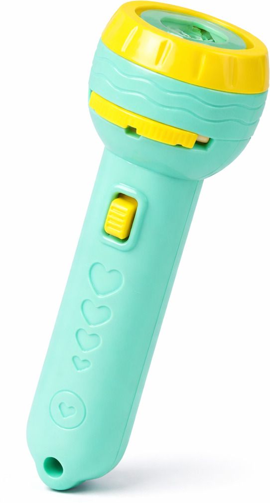 Kids Cartoon Projection Flashlight Toy with Interchangeable Animal Slides-image-23