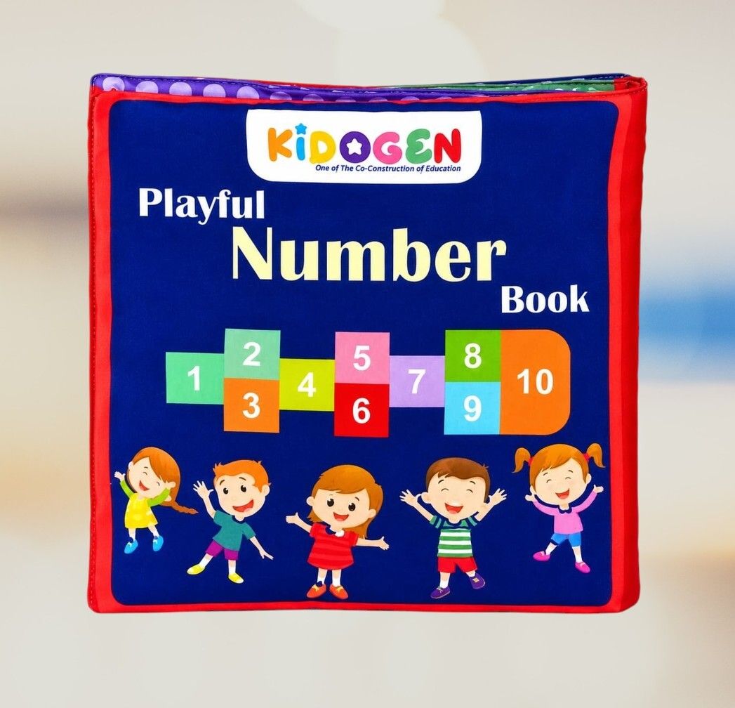 Kids Number Learning Cloth Book | Washable Educational Busy Book-image-34