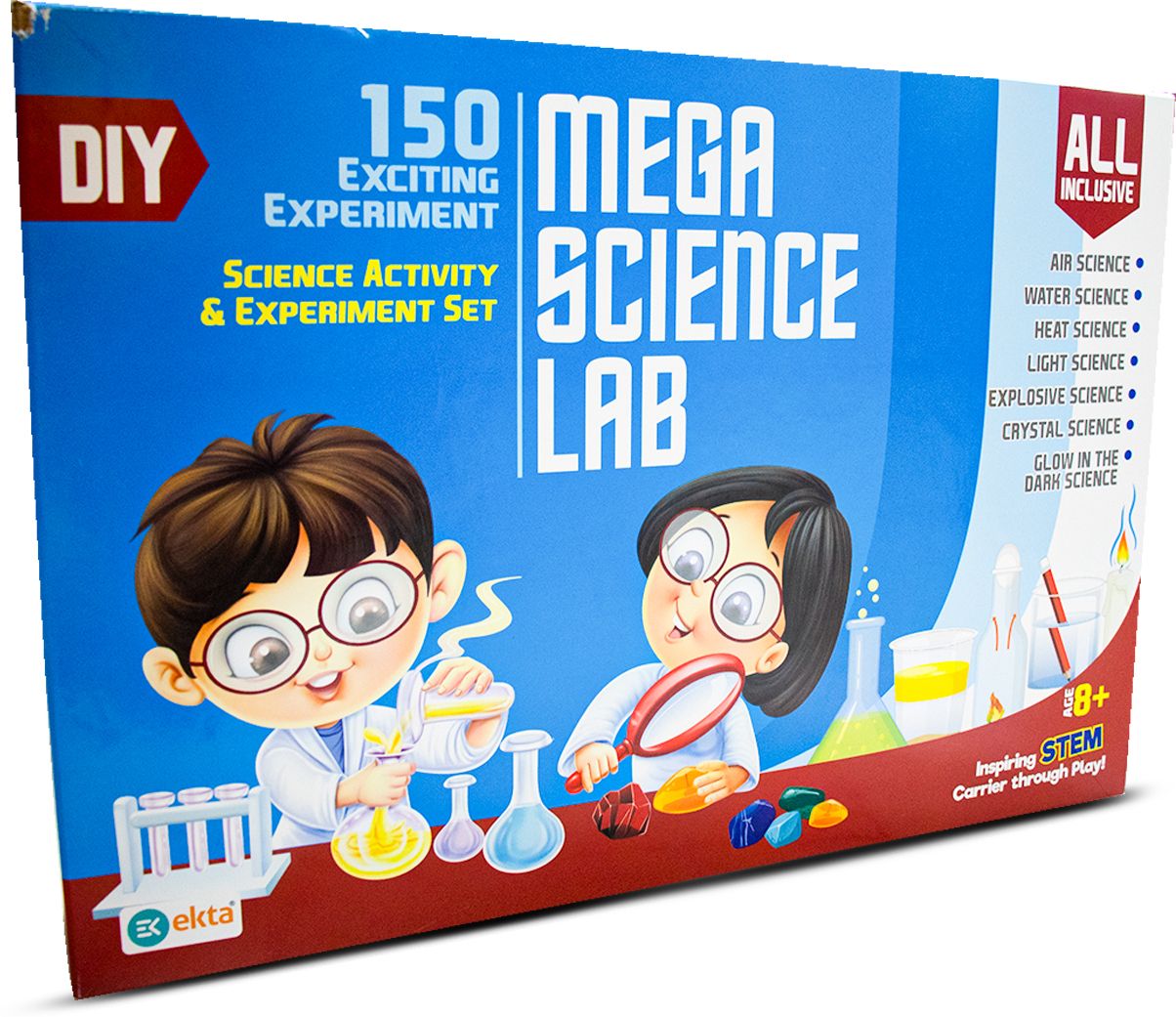 ekta Mega Science Lab Kit, 150 Exciting Science Experiments, DIY Science Activity Set-picture-17