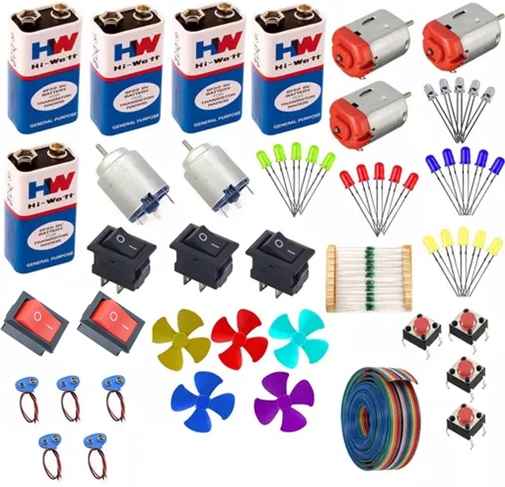 symfonia School Science Project DC Motor kit Seventy Item Loose in one Pack image 1