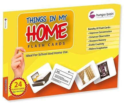 Things in my Home Flash Cards For Toddlers - 24 Cards - 48 Sides-image-15